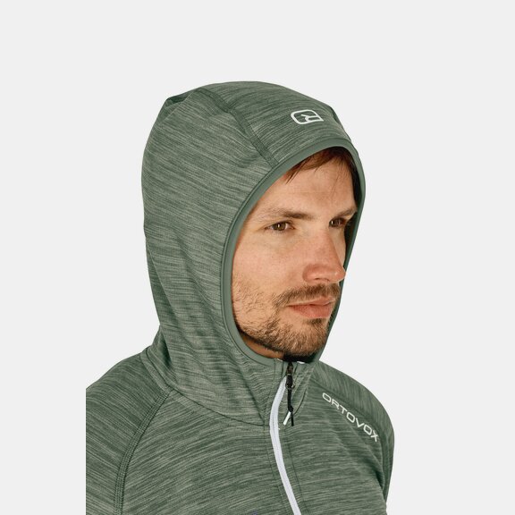 Fleece light melange hoody m online
